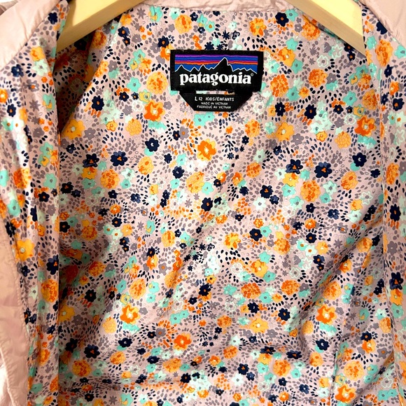 Patagonia girls nano puff jacket. Size L 12. - Picture 3 of 5